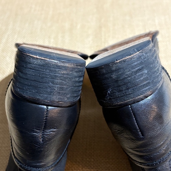 Donald Pliner Women Pronto Leather Ankle Bootie Sz 6.5 Pullon Western City Rodeo - Picture 7 of 10